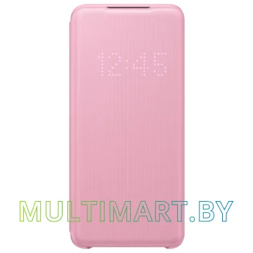 Чехол Samsung Smart LED View Cover Galaxy S20 (розовый)